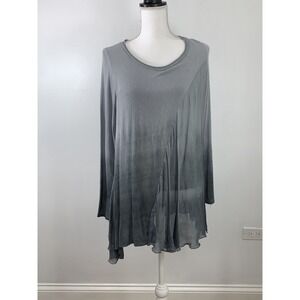 NWT Belle France Women Gray Silk Pullover Sweater S